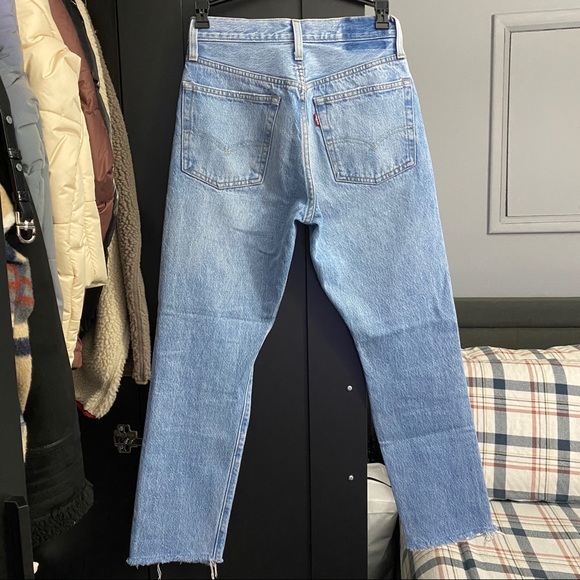 Levi’s 501 High Rise Skinny Jeans Size 24 - Picture 3 of 7